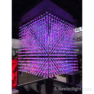 Crystal LED -pallojen merkkijono Värimuutos DMX -ohjaus